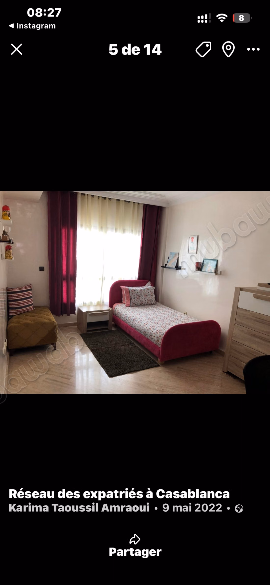 Appartement 170 mètres carré à louer non meublé