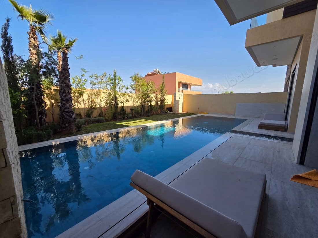 Magnifique villa meublée à louer à Marrakech