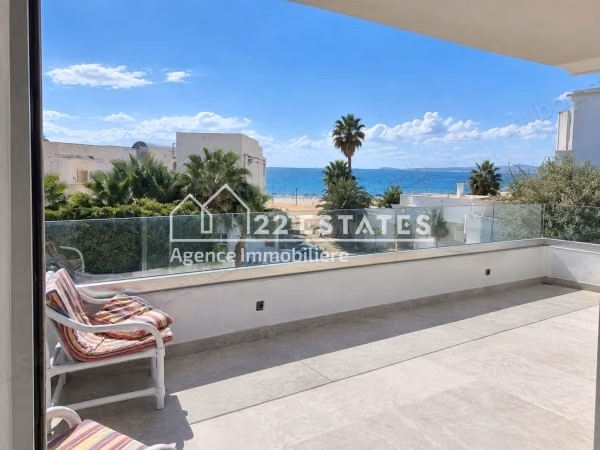 Étage de villa S3 avec vue mer à Carthage Salambo