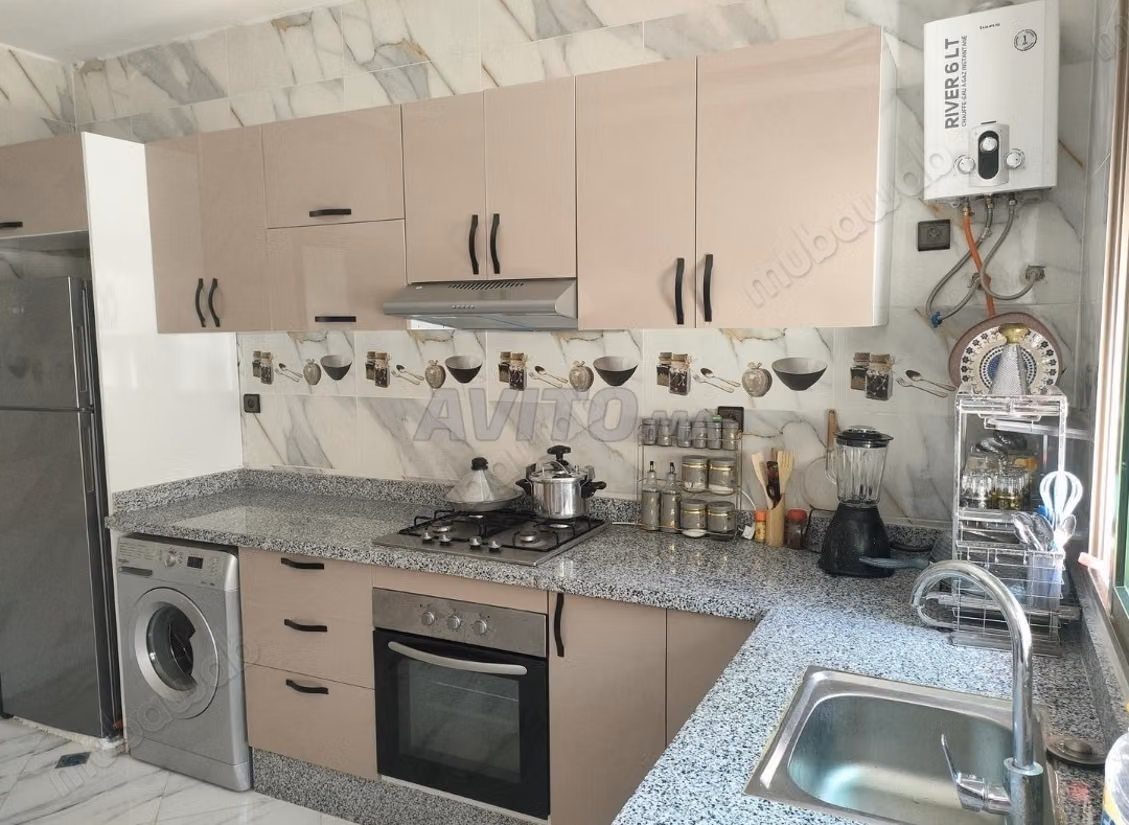 Apartamento en alquiler en Nargis Monsef Seiss cerca de Fes Shore. R2. Amueblado