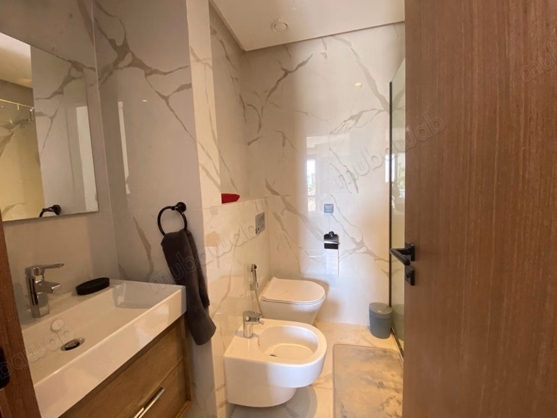 Ruime gemeubileerde studio te huur in Ville Verte terrace