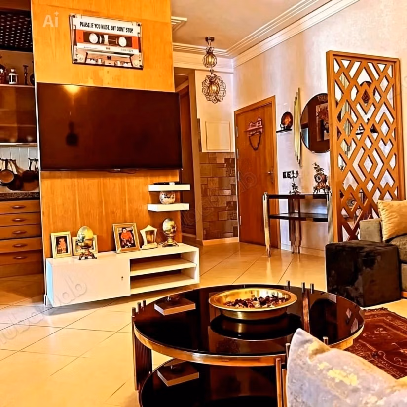 Appartements à louer à Asilah. 2 grandes pièces. Salon d'Asilah, antenne satellite