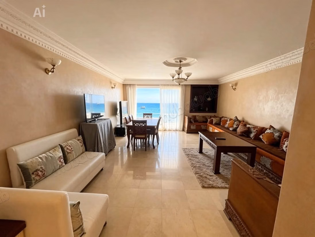 Appartements à louer à Asilah. 2 belles chambres. Double vitrage et porte solide