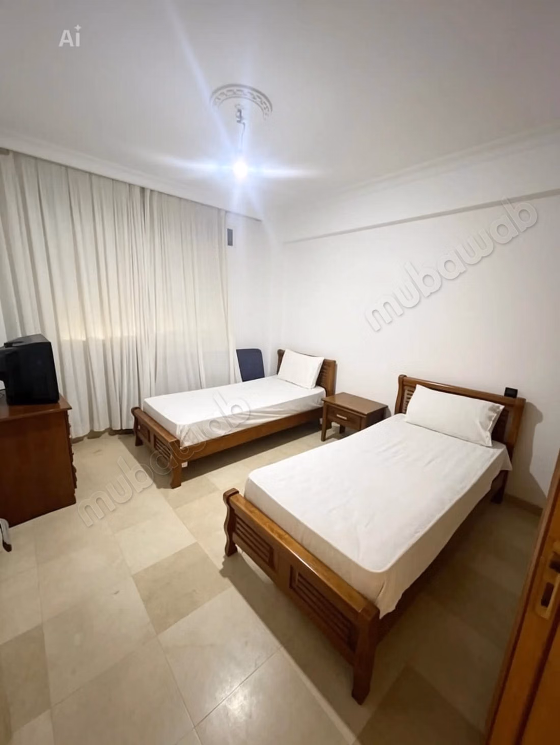 Appartements à louer à Asilah. 2 belles chambres. Double vitrage et porte solide