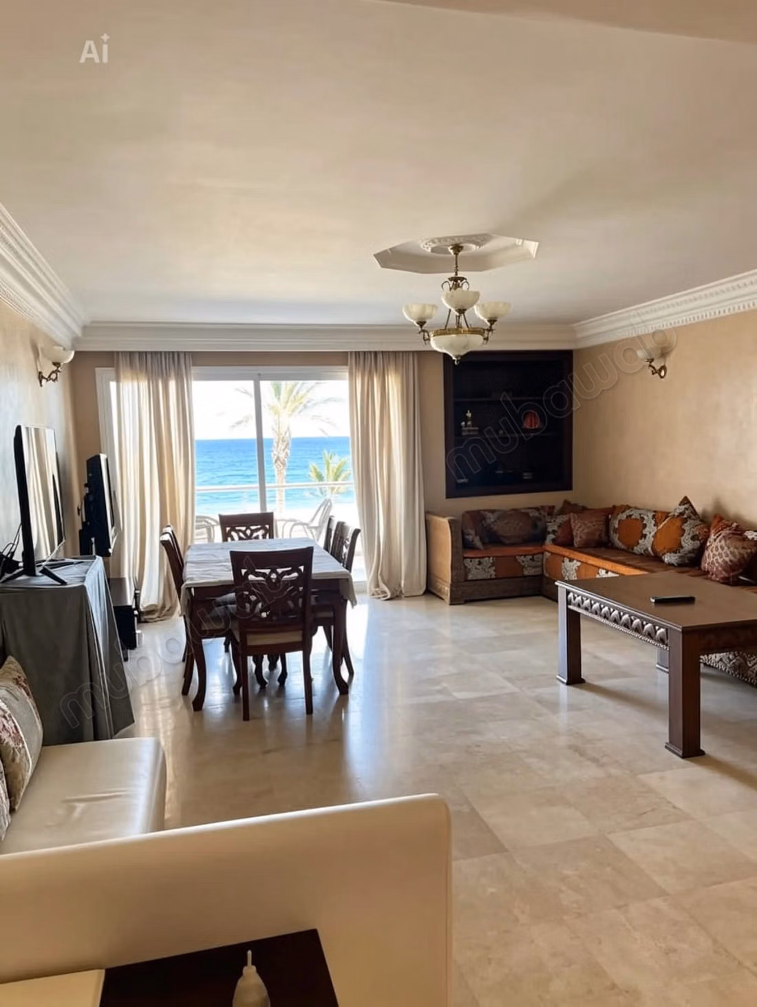 Appartements à louer à Asilah. 2 belles chambres. Double vitrage et porte solide
