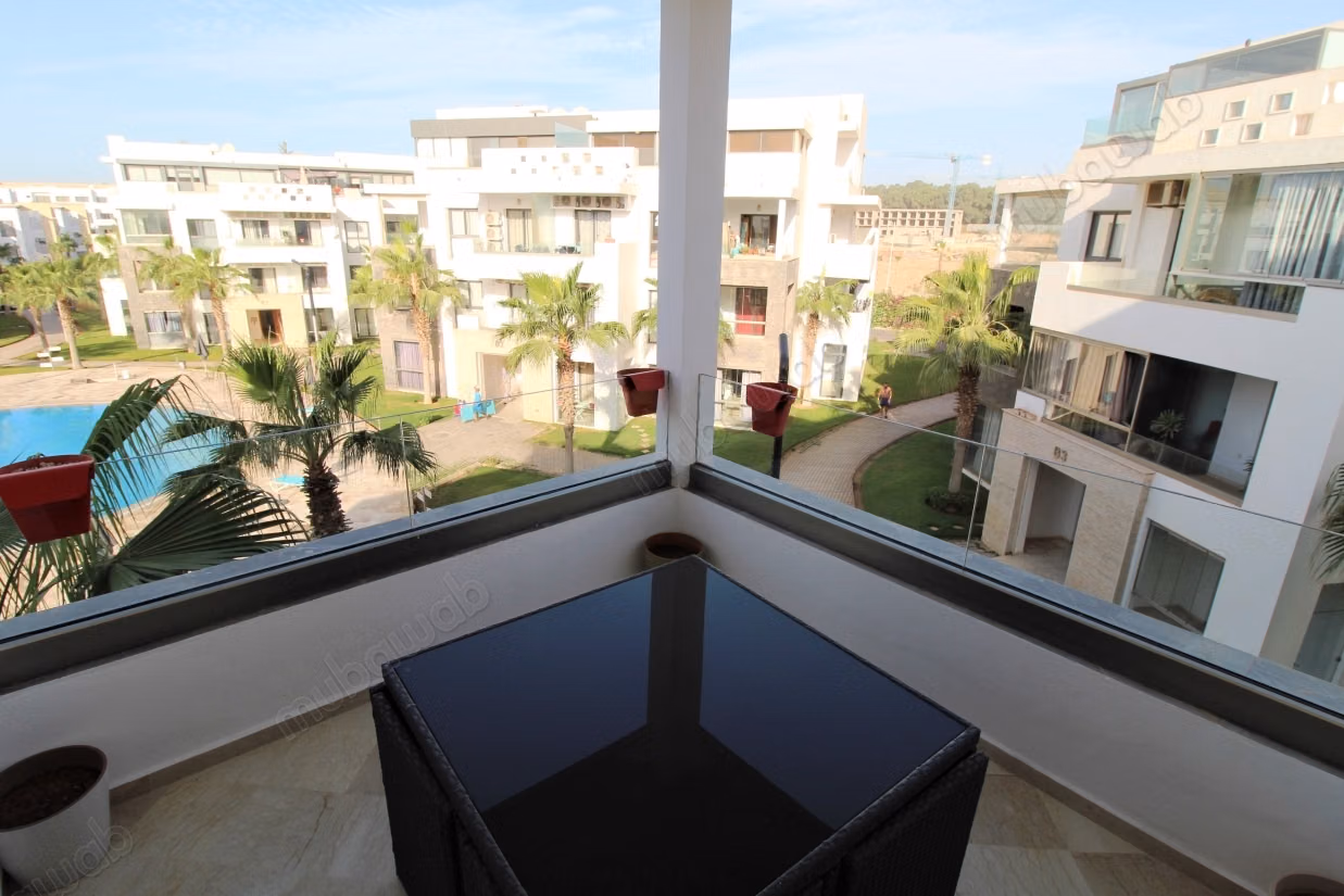 2-slaapkamer appartement in Founty, Agadir