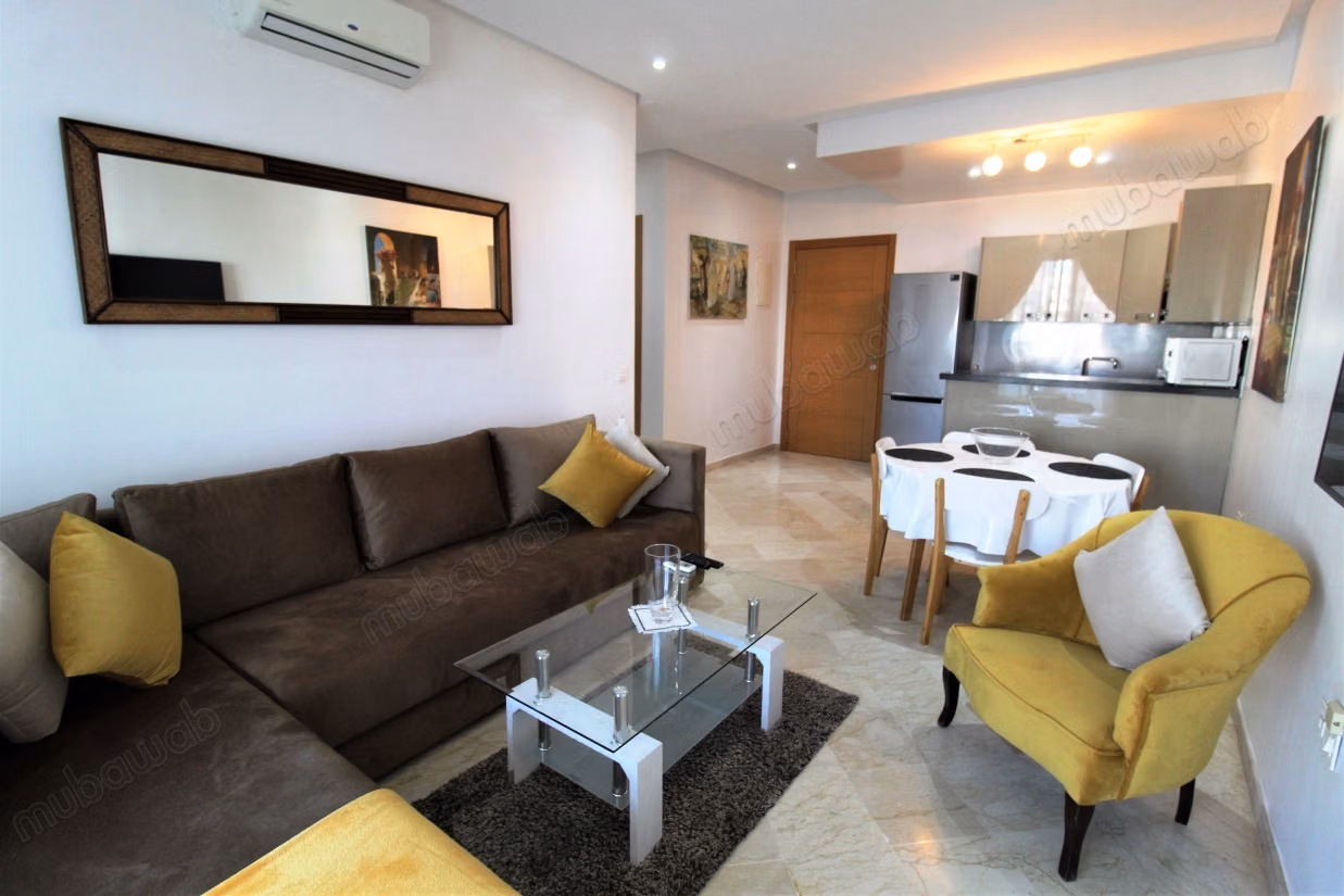 2-slaapkamer appartement in Founty, Agadir