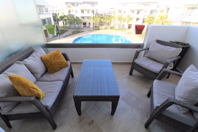 2-slaapkamer appartement in Founty, Agadir