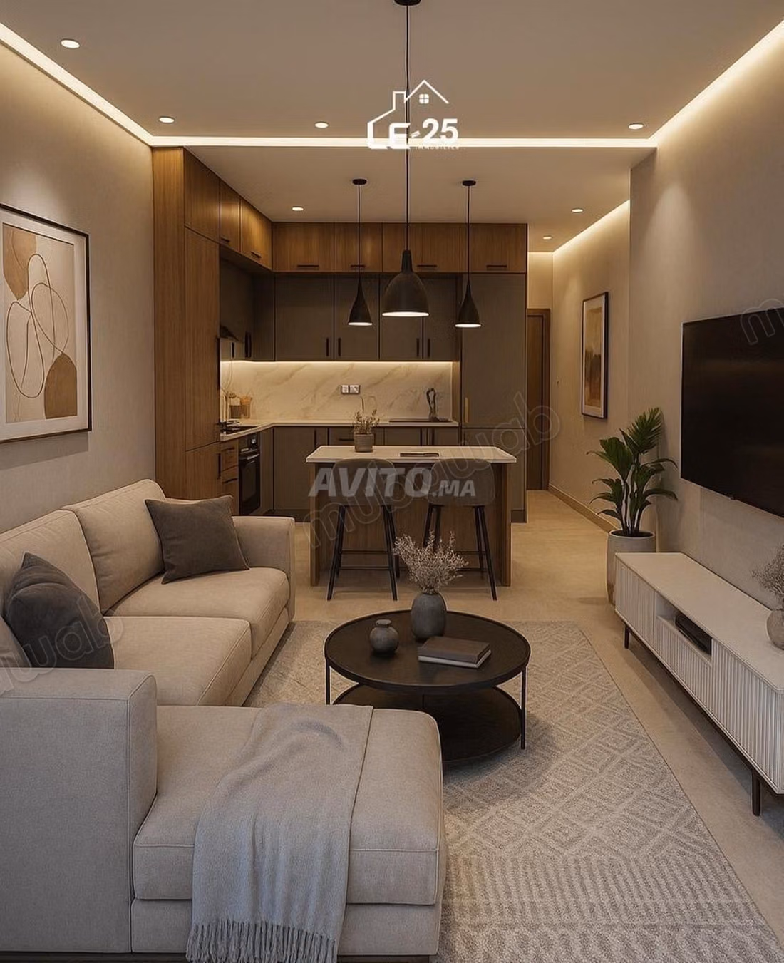 Projet Prestigieux avec piscine Route de Casa