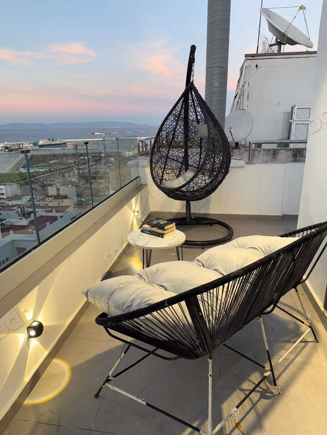 Merveilleux triplex meublé, vue mer, tanger — 4