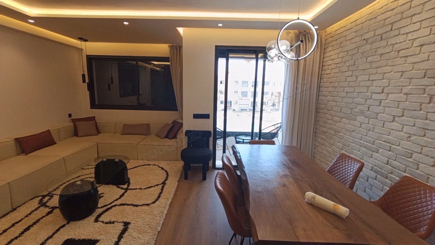 Rental of a superb furnished apartment in Val d'Or Harhoura