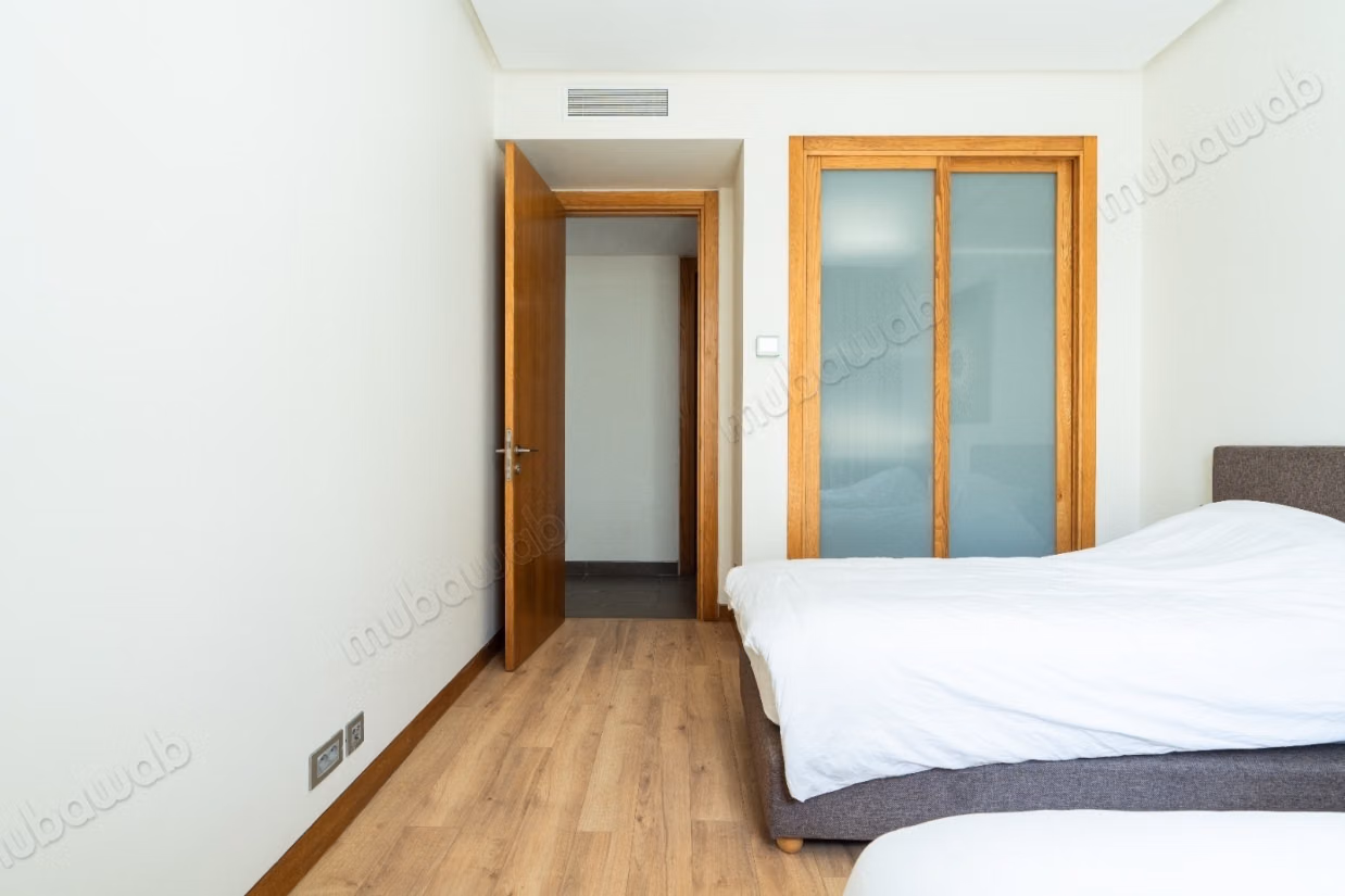 Furnished two-bedroom apartment for rent in Ain Diab with sea view