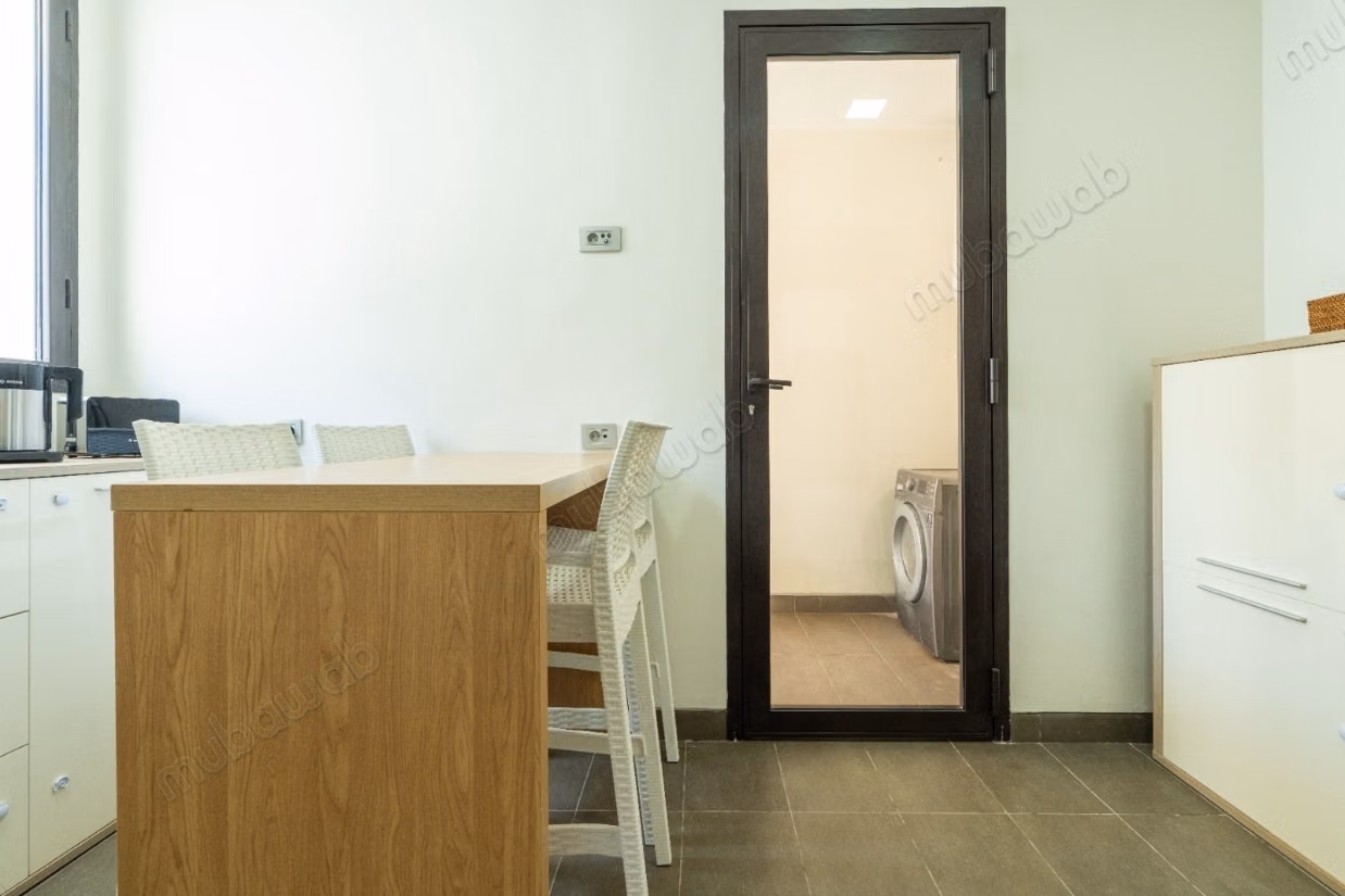 Furnished two-bedroom apartment for rent in Ain Diab with sea view