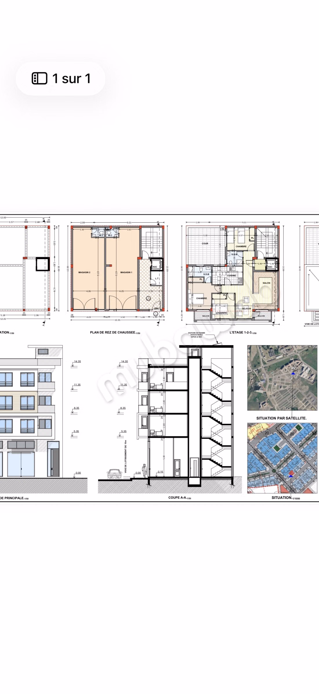 Perceel te koop in Marjane. Oppervlakte 132 m²