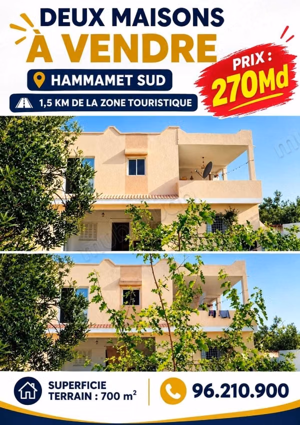 Deux maison a vendre