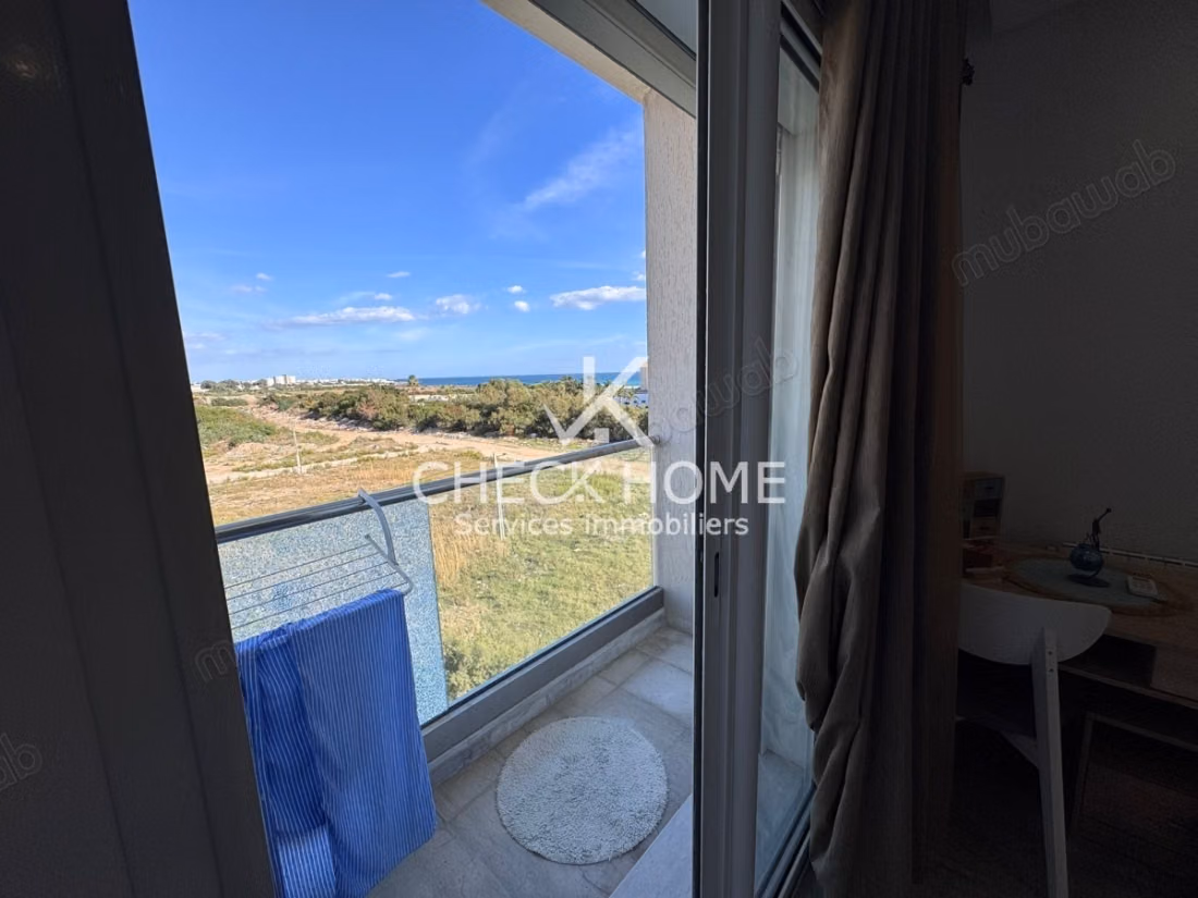 Location annuelle S2 meublé à Lido Nabeul