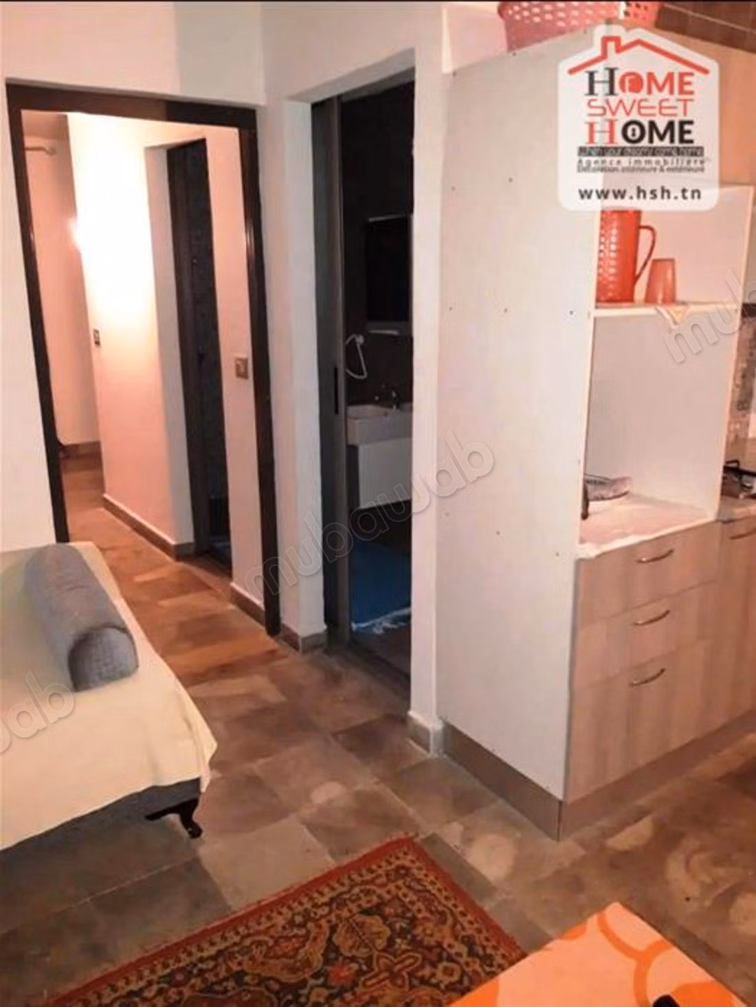 Appart S1 meublé Isara à louer à la Marsa