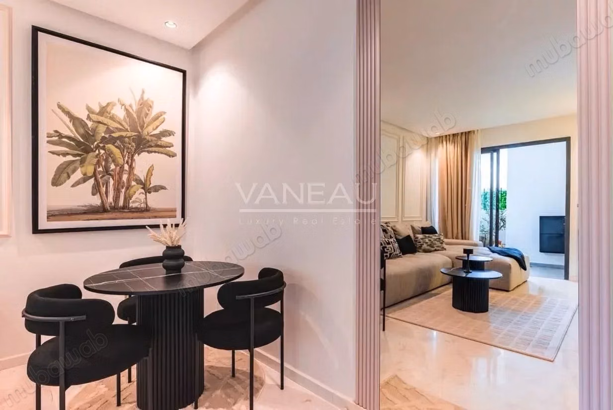 Appartement 2 pièces meublé haut standing – 59 m² – Oasis Casablanca