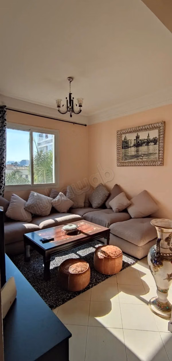 À louer – Bel appartement meublé 64 m² – Aïn Sebaâ