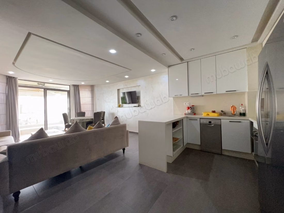 DAR BOUAZZA: Location Appartement RDJ Vue Mer