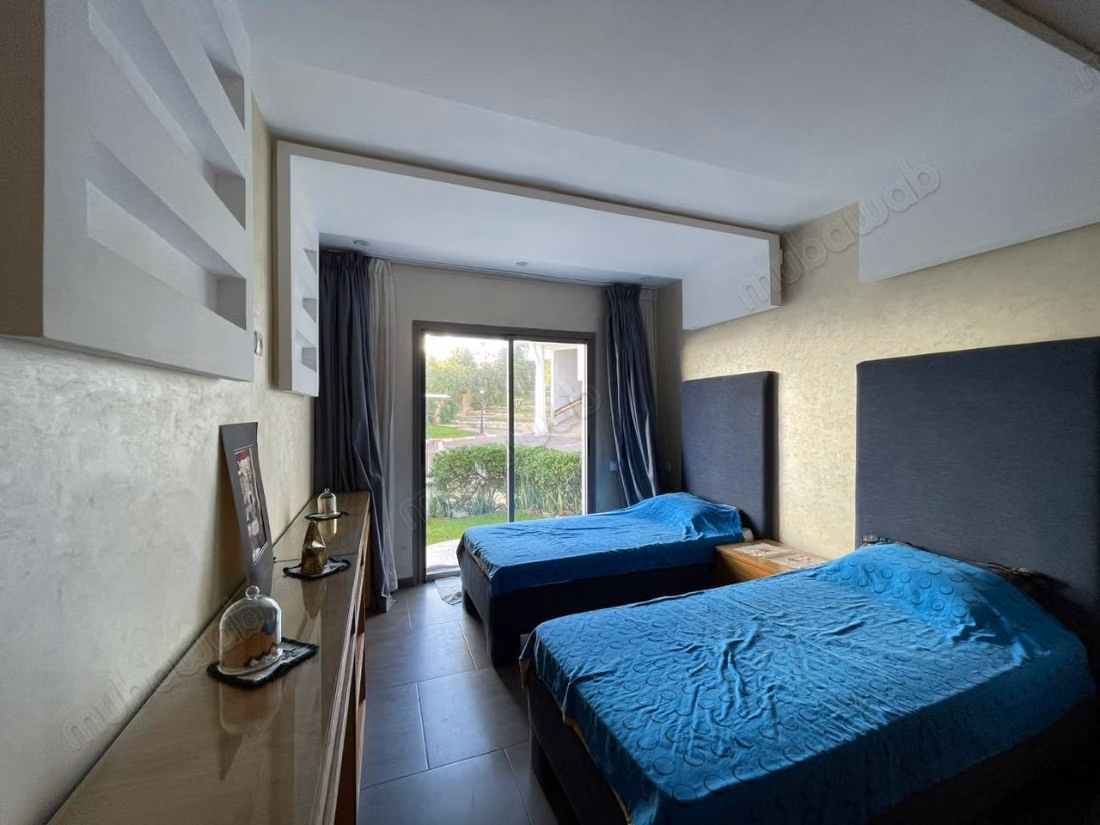 DAR BOUAZZA: Location Appartement RDJ Vue Mer