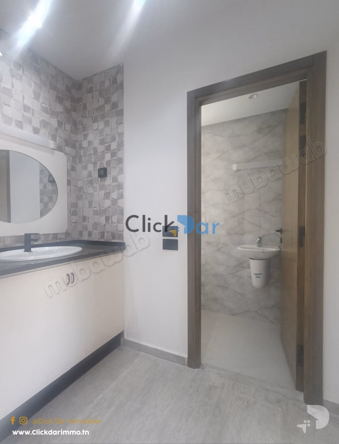 Appartement S2 sans meuble Hammamet