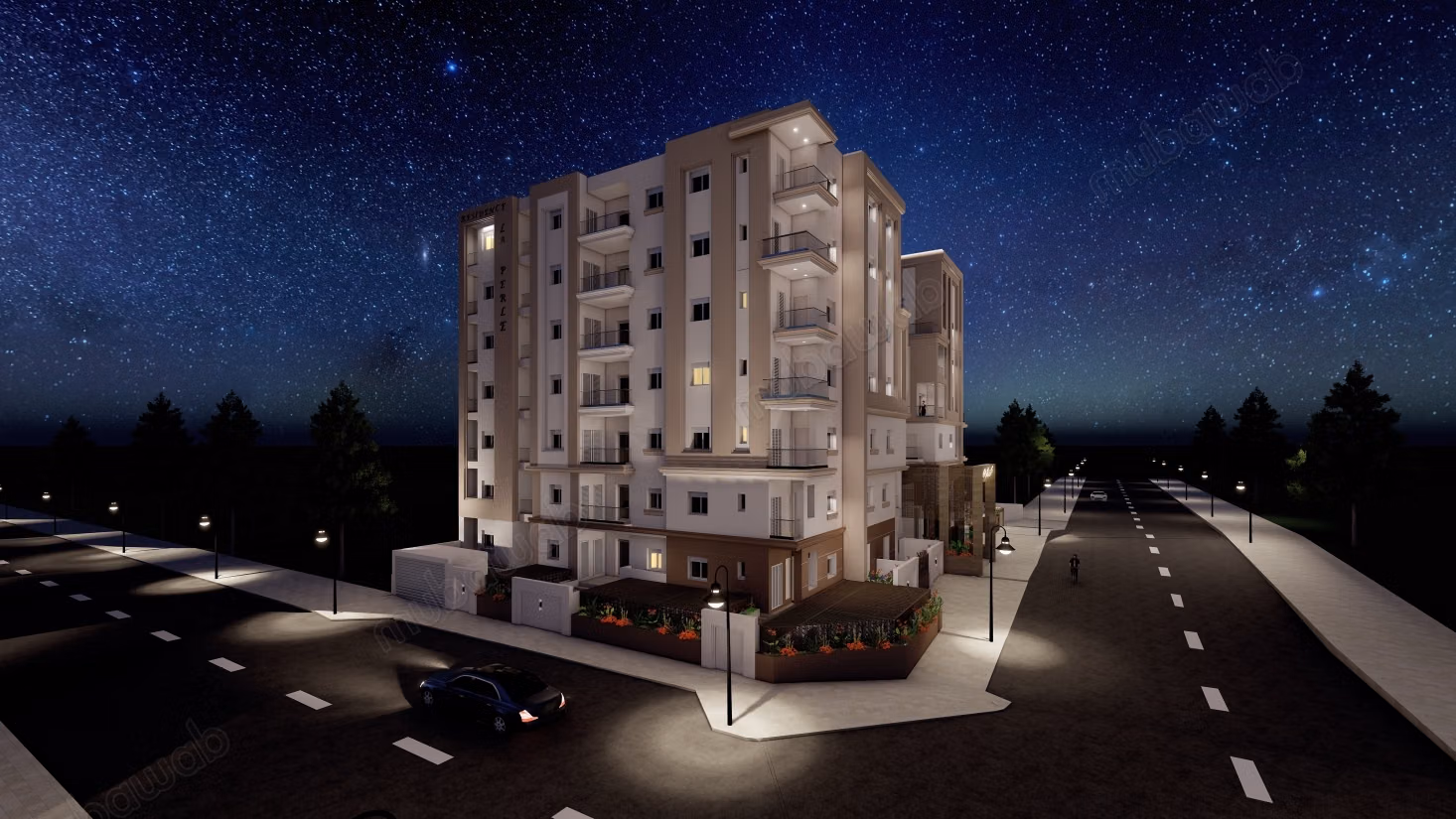 A vendre S2 RDC avec 3 terrasses à Sahloul 4