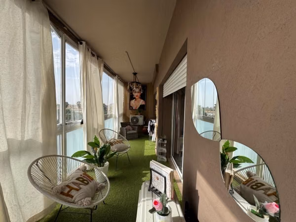 Lumineux Appartement meublé à louer au cœur de Guéliz