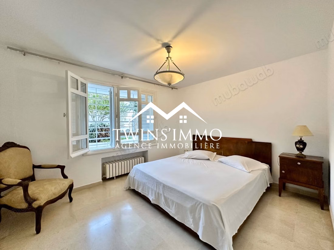 Rez de chaussée de Villa S2 meublé à Carthage
