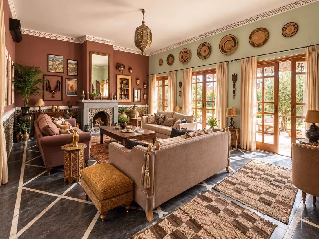 Magnificent property facing the Atlas on 1 ha Marrakech