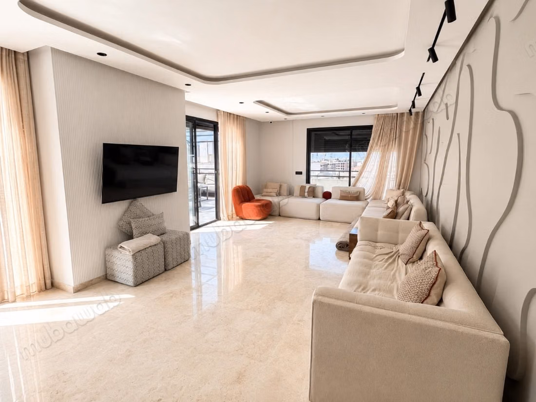 Attico arredato con vista mare in affitto a Ain Diab