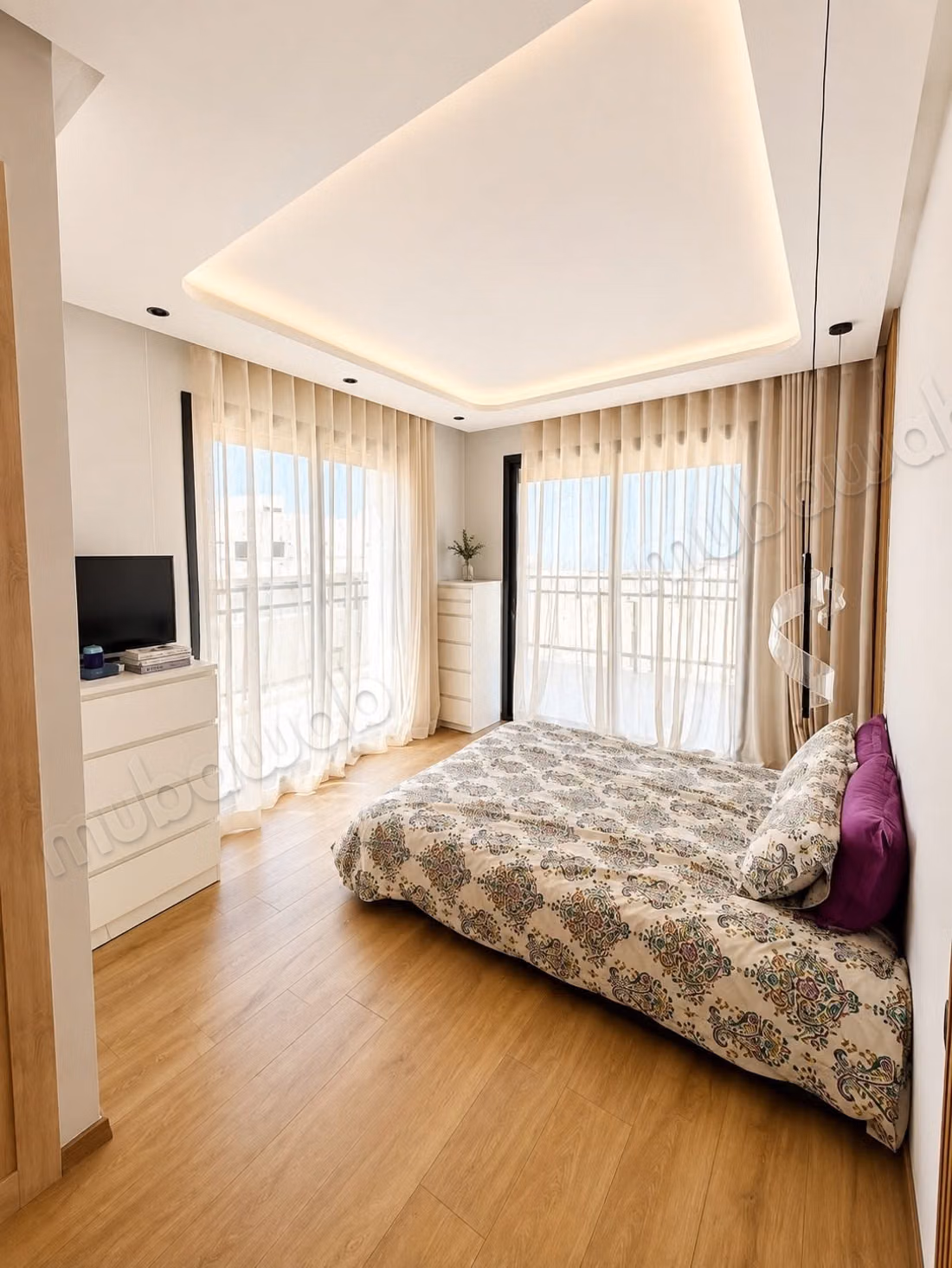 Attico arredato con vista mare in affitto a Ain Diab