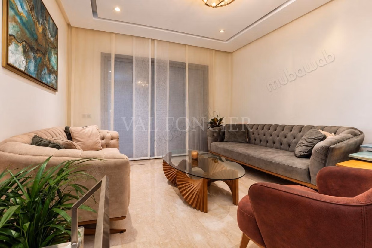 Affitto Appartamento arredato 3 camere con terrazza e vista mare Corniche, Casablanca