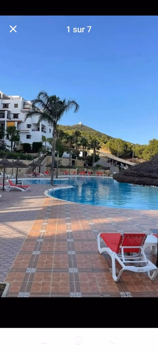 Apartment for sale in Cabo Negro. 2 beautiful rooms. Well furnished