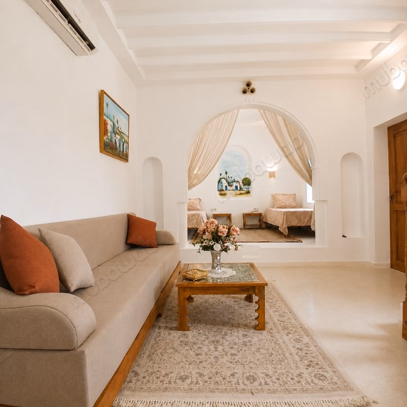 Dar Elkhir. Le charme djerbien. Piscine privée, climatisation