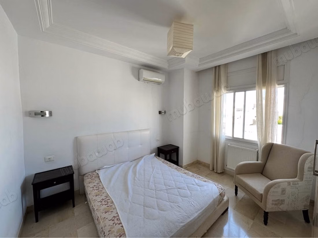 Appartamento S1 arredato con terrazza a La Marsa – Città Erriadh