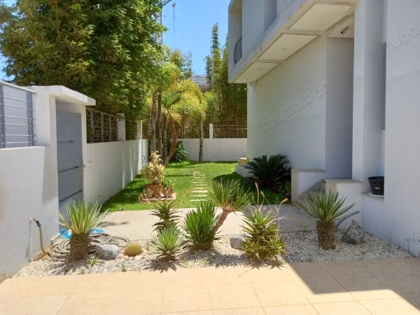 Luxury villa rental at Temara beach. 5 rooms. Beautiful terrace and garden