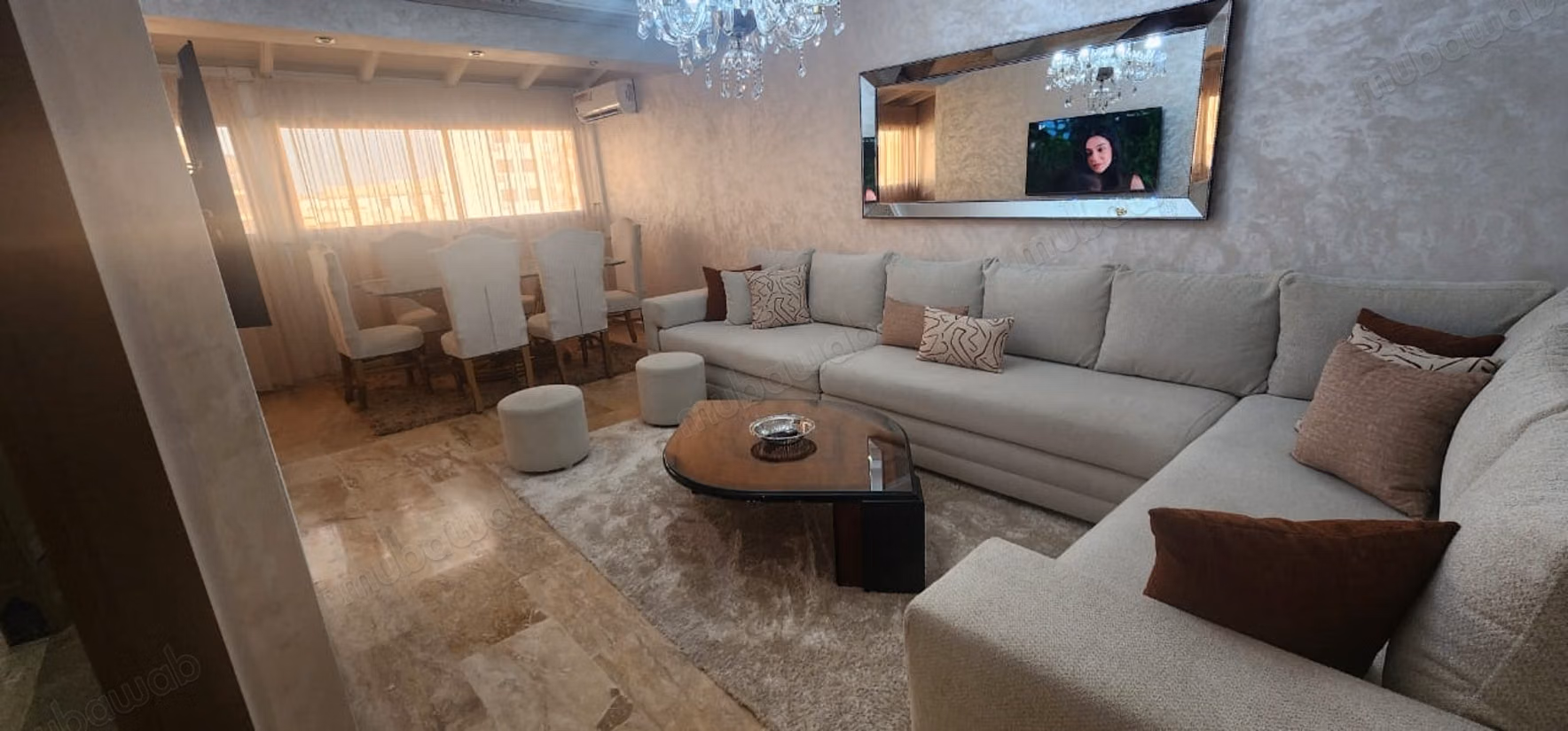 Apartamento Amueblado de 2 Habitaciones en Alquiler