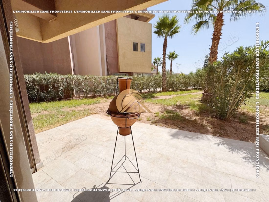 Appartement de 120 m² à louer à Prestigia – Rez de jardin, 3 chambres, jardin privé et piscine collective