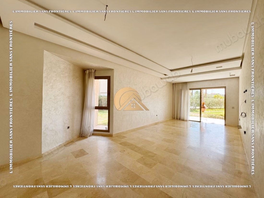 Appartement de 120 m² à louer à Prestigia – Rez de jardin, 3 chambres, jardin privé et piscine collective