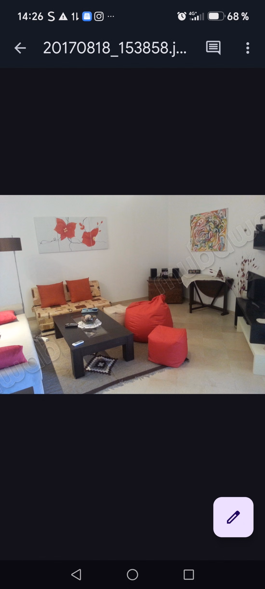 Very nice apartment for rent in Ain Zaghouan South. 2 large rooms. Concierge service available, air conditioning system.
