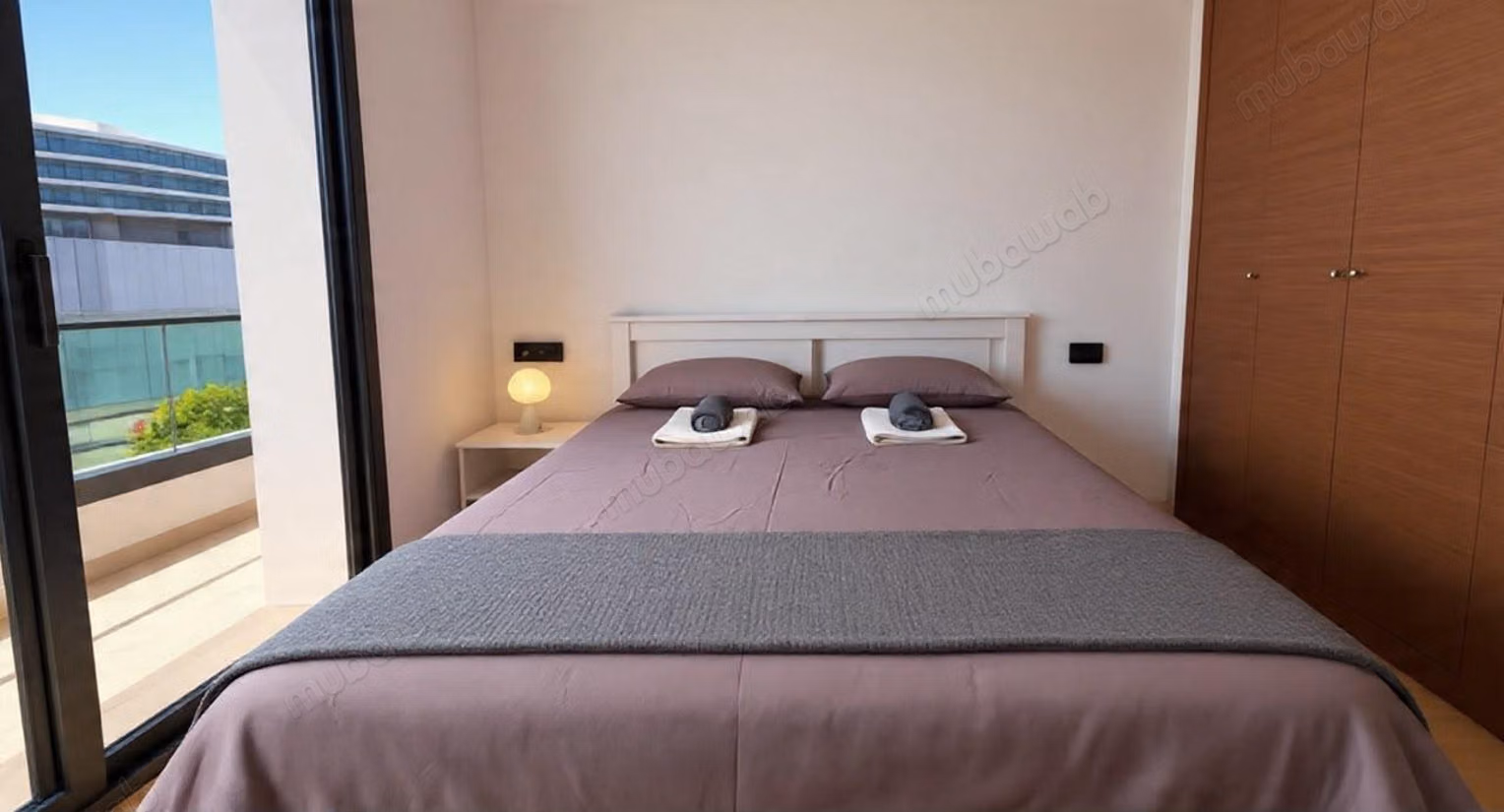 Affitta questo appartamento a Casablanca Finance City. 3 camere. Arredato