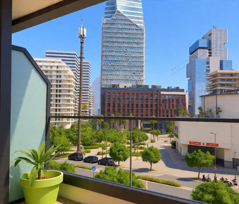 Affitta questo appartamento a Casablanca Finance City. 3 camere. Arredato