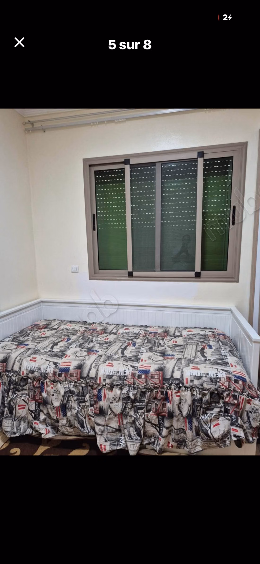 Apartment for rent in El Mansouria. 3 rooms. Air conditioning and pool