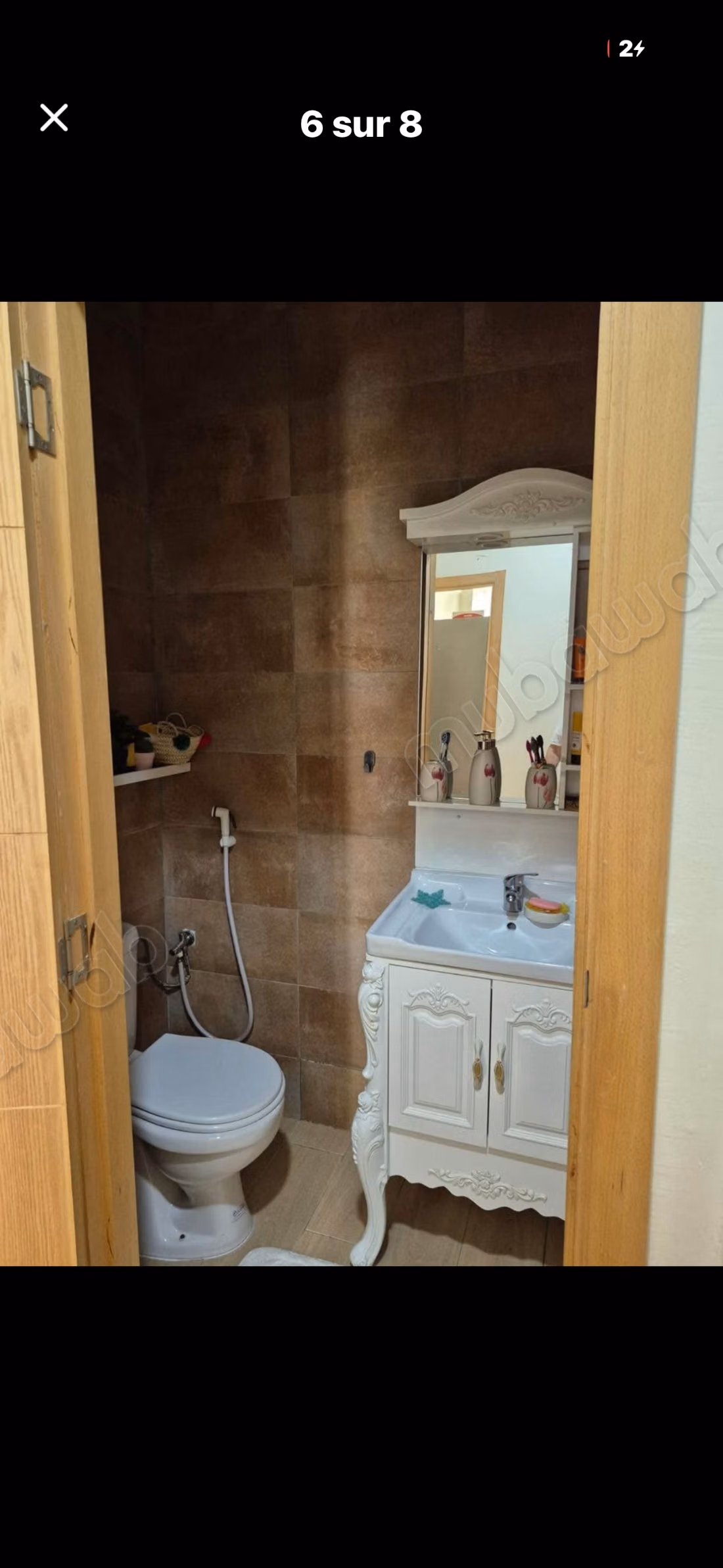 Apartment for rent in El Mansouria. 3 rooms. Air conditioning and pool