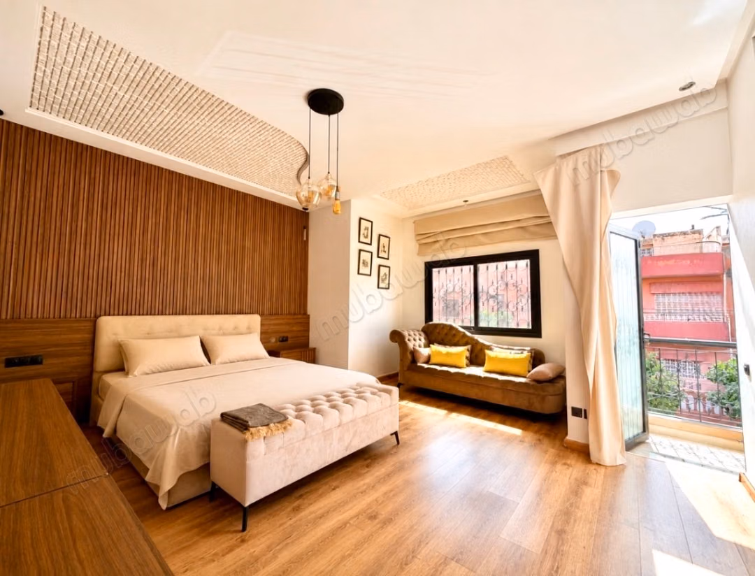 In Affitto Arredata: Villa Familiare in Stile Marocchino da Affittare – Semlalia, Gueliz Marrakech