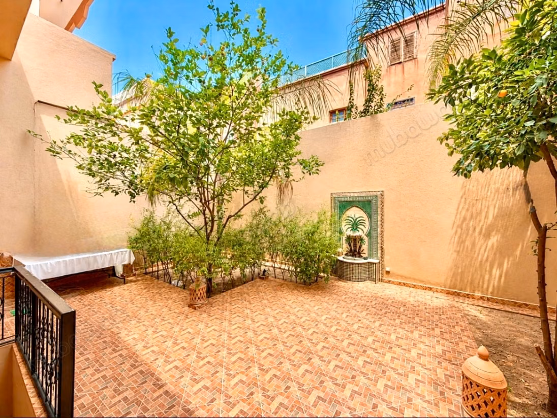In Affitto Arredata: Villa Familiare in Stile Marocchino da Affittare – Semlalia, Gueliz Marrakech