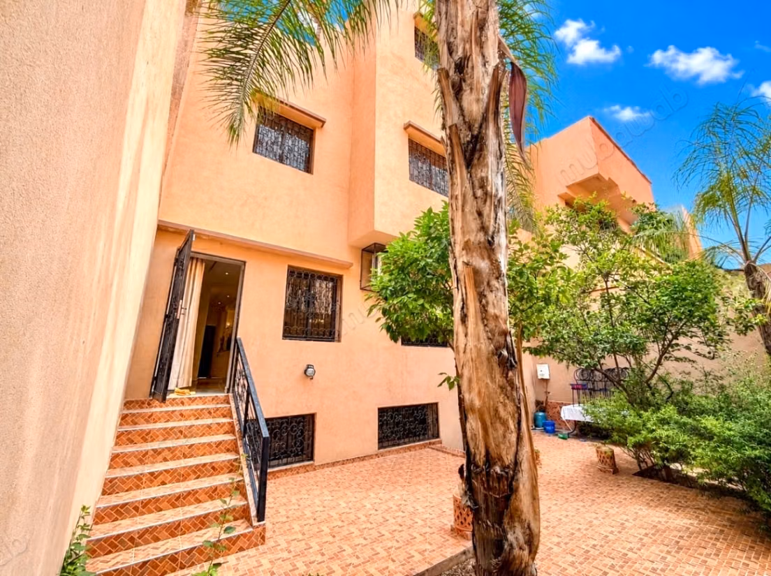 In Affitto Arredata: Villa Familiare in Stile Marocchino da Affittare – Semlalia, Gueliz Marrakech