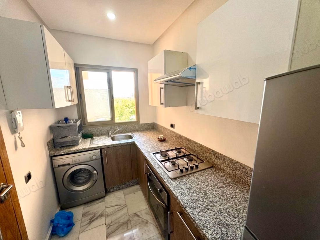 In Affitto Arredato: Magnifico Appartamento con 2 Camere Senza Affacci nel Cuore del Golf di Prestigia a Marrakech