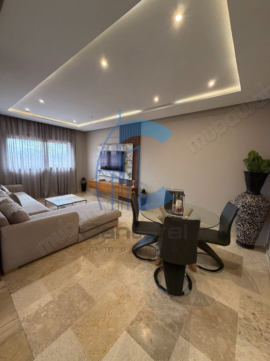 Apartamento de 2 habitaciones amueblado en alquiler en Hivernage 2 Marrakech